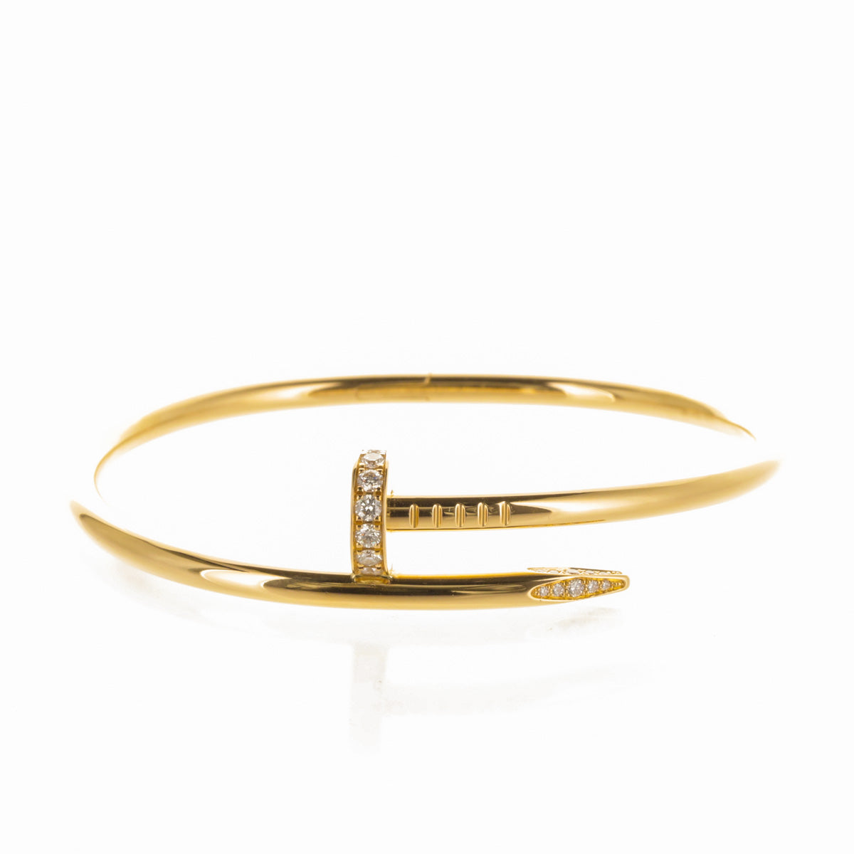 Bracelet doré clous